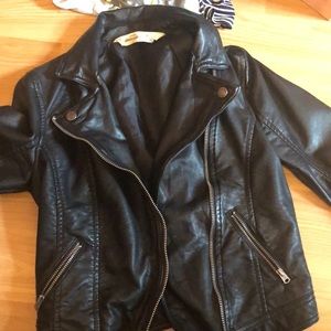 Faux leather jacket
